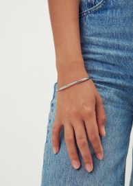 Armreif vergoldet rund glänzend