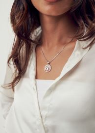 Anhänger Baum des Lebens 925 Silber rund