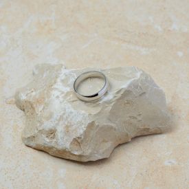  Klassischer 925er Silber Bandring – poliert & schlicht