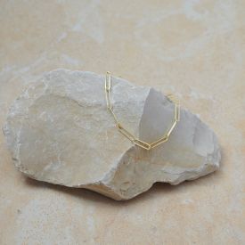 Armband vergoldet grobgliedrig