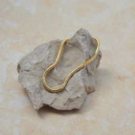 Armband vergoldet Schlangenkette