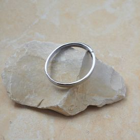 Armreif 925 Silber schlicht glänzend