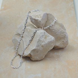 Schmuckset 925 Silber grobgliedrig Halskette und Armband