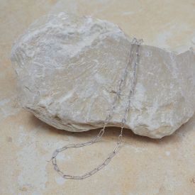 Gliederkette 925 Silber rechteckig
