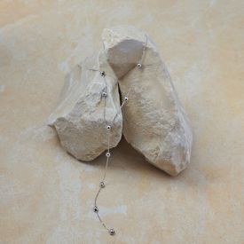 Halskette 925 Silber mit Kugeln