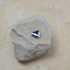 Herz Medaillon 925 Silber mittel gl&auml;nzend