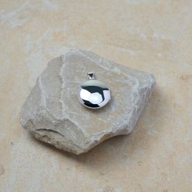 Rundes Medaillon 925 Silber gl&auml;nzend gross